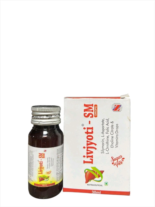 Livjyoti SM Drops – Ayurvedic Liver Detox & Strength Formula with Silymarin, Choline, and Vitamins | Zane Ayurveda