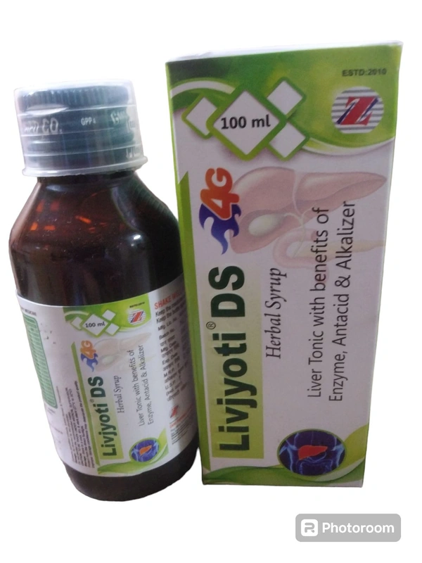 Livjyoti DS 4G Ayurvedic Liver Care Syrup – Natural Support for Healthy Liver, Digestion & Detox