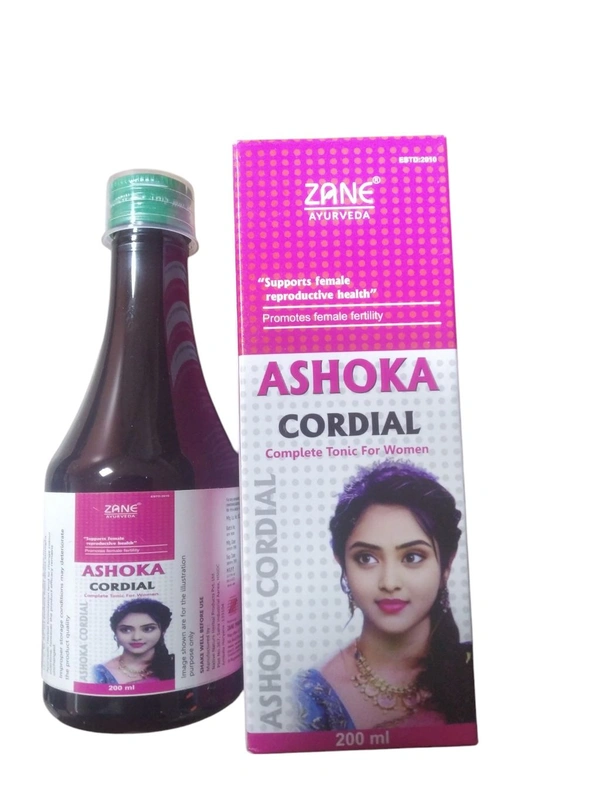 Ashoka Cordial Syrup – Natural Hormonal Balance & Uterine Tonic | By Zane Pharmaceuticals