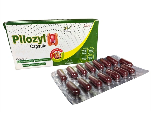 Pilozyl Capsule | Ayurvedic Treatment for Piles, Fissure & Anal Swelling
