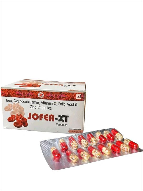 Jofer XT Capsule – Iron, Folic Acid & Zinc Supplement for Healthy Blood & Energy