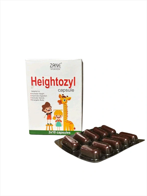 Heightozyl – Herbal Height Growth & Bone Strength Capsule for Kids