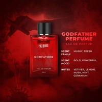 Beardo Godfather Perfume for Men, 100ml | Aromatic, Spicy Perfume for Men Long Lasting Perfume for Date night fragrance | Body Spray for Men | Ideal gift for men