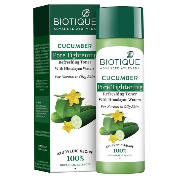 Biotique Cucumber Pore Tightening Toner, 120ml