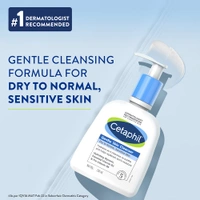Cetaphil Gentle Skin Cleanser - 250ml | Hydrating Face Wash for Dry to Normal, Sensitive Skin | Enriched with Niacinamide and Vitamin B5 | Dermatologist Recommended, Paraben & Sulphate-Free