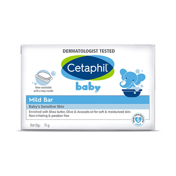 CETAPHIL Cetaphil VVF India Cleansing And Moisturising Syndet Bar, 75g