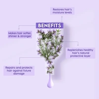 Clensta Rosemary Hair Fall Control Mask With Biotin For Reducing Hair fall, Dandruff, Strengthens Hair & Daily use |All Hair Types | Men & Women | Sulfate & Paraben Free 200 gm