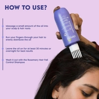 Clensta Rosemary Hair Growth Oil With Argan Oil & Vitamin E For Reducing Hair Fall, Strengthens Hair & Breakage | All Hair Types | For Men & Women | Fragrance Free -150ml