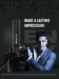 Envy Black Eau De Parfum For Men, 60 ml - Pack of 2