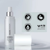 Faces Canada Ultime Pro Makeup Fixer, 100 Ml | Long Lasting Makeup Setting Spray | Keeps Makeup Intact | Hydrates, Soothes & Refreshes Skin | Hyaluronic Acid & Vitamin E Enriched | No Alcohol