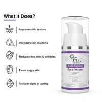 Fixderma Hyaluronic Acid Serum for Anti Ageing with Pro Retinol Serum for Face | Anti Ageing Serum for Fine Lines & Wrinkles | Face Serum for Men & Women | Face Serum for for all Skin Types