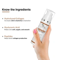 Fixderma Hydrolyzed Collagen Booster Face Serum | Collagen Serum for Face Face, Fine Lines & Wrinkles | Serum for Men & Women | Suitable for All Skin Types