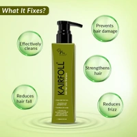 Fixderma Kairfoll Biotin Shampoo for Hair Growth | Hair Shampoo for Women & Men | Shampoo for Hair Fall Control | Anti-Dandruff Shampoo - 200 gm
