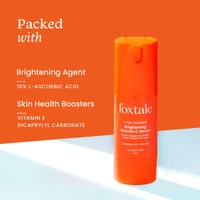 Foxtale C For Yourself Brightening Vitamin C Serum, All Skin Types, Boosts Collagen Production & Reduces Dark Spots, 30 ml
