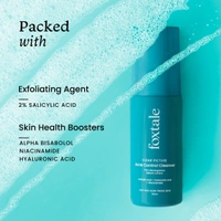 Foxtale Clear Picture Acne Control Cleanser, Face wash With Salicylic Acid, Hyaluronic Acid & Niacinamide, 100 ml