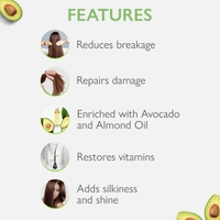 Godrej Professional Probio Avocado Nourish Shampoo and Mask Duo for Fragile and Sensitised Hair (250ml, 200g)