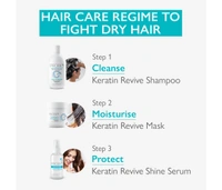 Godrej Professional Probio Keratin Revive Shampoo and Mask Duo for Normal to Dry Hair (250ml, 200g)