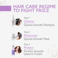 Godrej Professional Probio Quinoa Smooth Shampoo and Mask Duo for Frizzy and Straightened Hair (250ml, 200g)