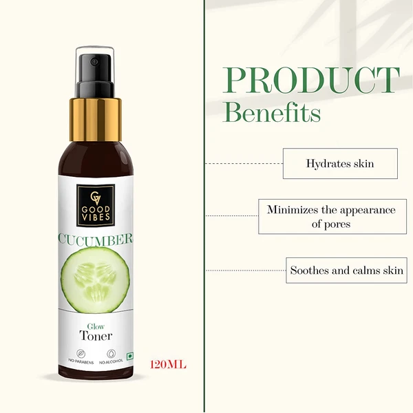 Good Vibes Glow Toner - Cucumber 120Ml