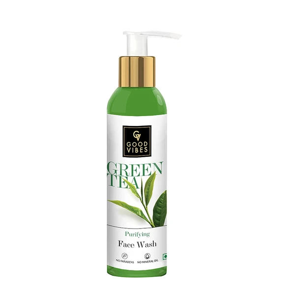 Good Vibes Green Tea Face Wash 120Ml