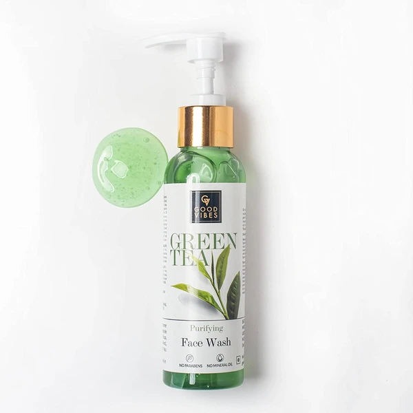 Good Vibes Green Tea Face Wash 120Ml