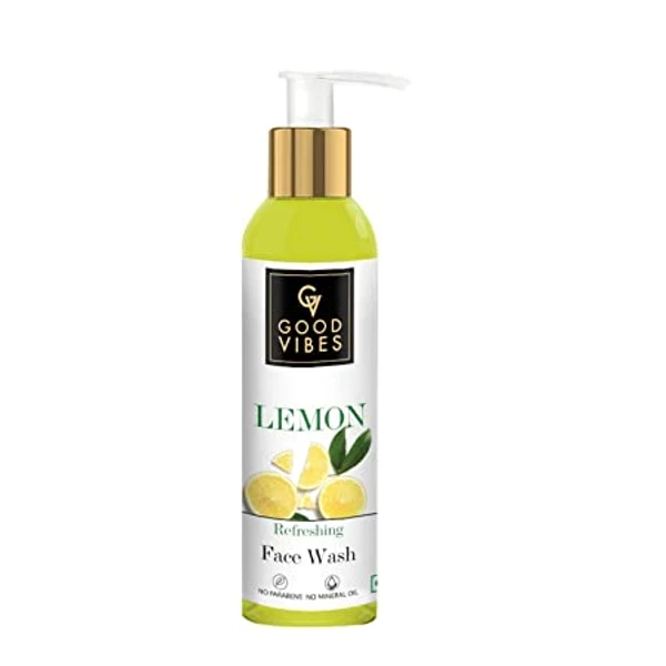 Good Vibes Lemon Refreshing Face Wash 120Ml