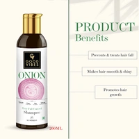 Good Vibes Onion Hairfall Control Shampoo 200Ml