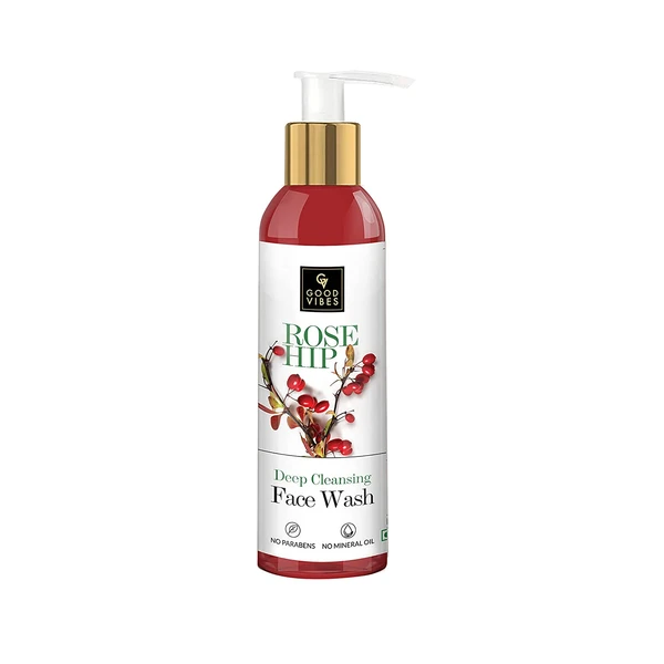 Good Vibes Rosehip Deep Cleansing Face Wash 120Ml