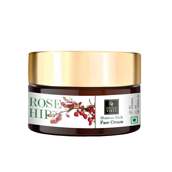 Good Vibes Rosehip Moisture Rich Face Cream 100G