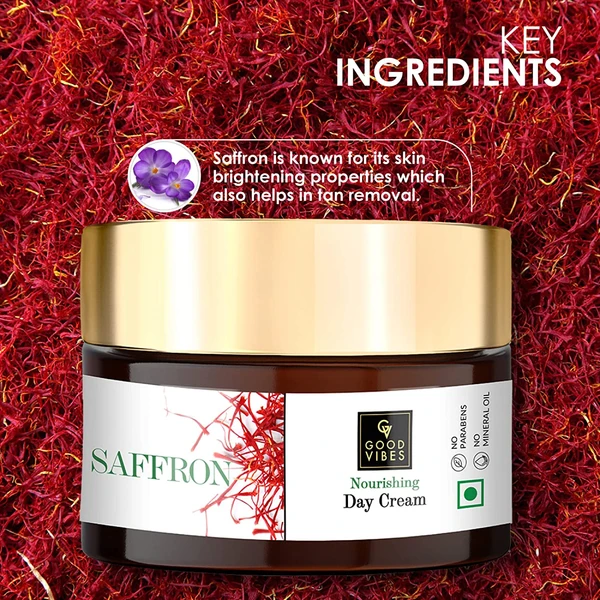 Good Vibes Saffron Nourishing Day Cream 50Gm