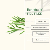 Good Vibes Tea Tree & Papaya Oil Control Face Serum 10Ml