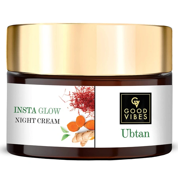 Good Vibes Ubtan Insta Glow Night Cream 50Gm