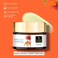 Good Vibes Ubtan Insta Glow Night Cream 50Gm