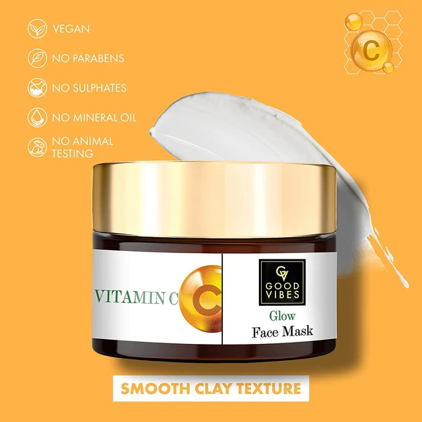 Good Vibes Vitamin C Glow Face Mask 50Gm