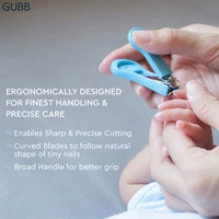GUBB Baby Manicure Kit for Newborn Baby/Kids Blue- Nail Cutter for Babies, Nail Filer for Infants & Nail Scissors for Baby Boy