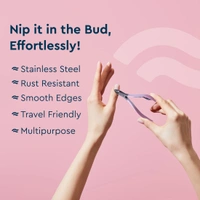 GUBB Nail Nipper Professional Nail Clipper For Thick/Ingrown Nails, Cuticle Cutter Pink