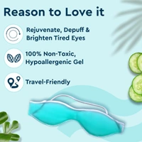 GUBB Soothing Gel Eye Mask For Dark Circles, Puffy Eyes, Dry Eyes, Pain Relief, Redness, Eye Patches, Eye Relaxing Cooling Gel |Eye mask for Women and Men | Cooling Relaxation for Tired Eyes | Univers