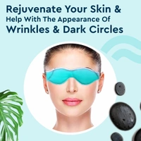 GUBB Soothing Gel Eye Mask For Dark Circles, Puffy Eyes, Dry Eyes, Pain Relief, Redness, Eye Patches, Eye Relaxing Cooling Gel |Eye mask for Women and Men | Cooling Relaxation for Tired Eyes | Univers