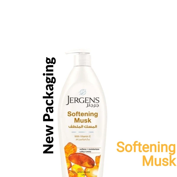 Jergens Softening Musk Face And Body Lotion, 600 ml