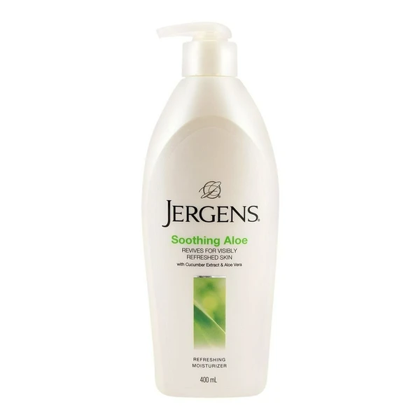 Jergens Soothing Aloe Lotion - 400 ml | Deep Moisture & Skin Healing