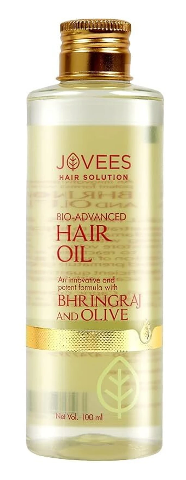 JOVEES HERBAL Jovees Bhringraj & Olive Intensive Restructuring Hair Oil For Dry & Damaged Hair | Nourishes Scalp