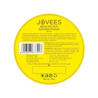 Jovees Broad Spectrum Sunscreen Powder With SPF 30 | Prevents Sunburns, Skin Damage & Uneven Skin Tone | Natural Mineral Based Ingredients |50gm
