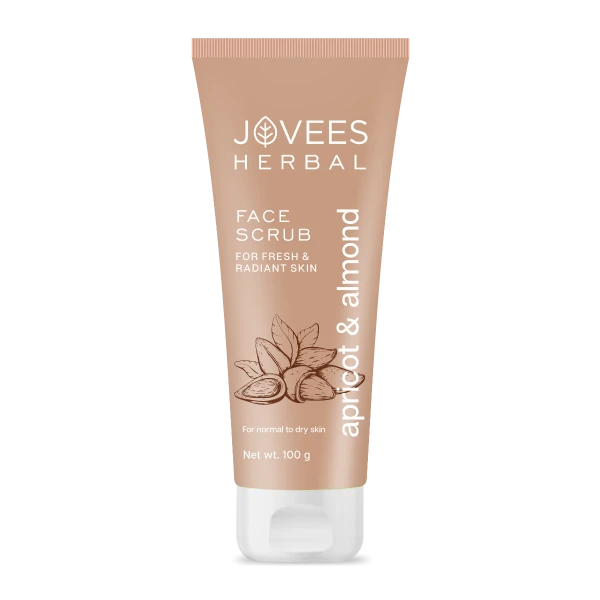 JOVEES HERBAL Jovees Herbal Apricot & Almond Scrub Face Scrub Reduces Pigmentation Gently Removes dead Skin Cells