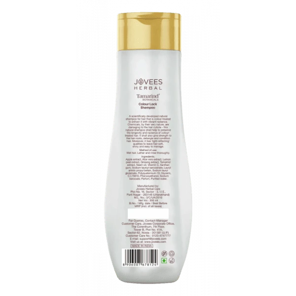 JOVEES HERBAL Jovees Herbal Colour Lock Shampoo With Tamarind | Protects Hair from Fading | Gives Soft Hair 300ml