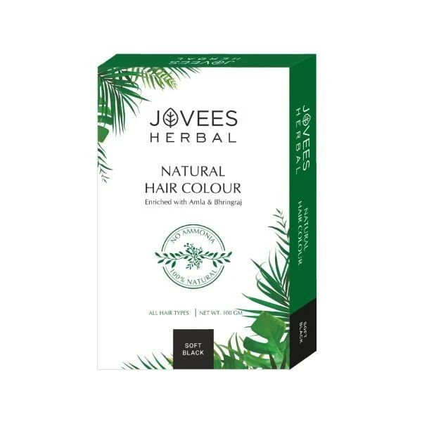 JOVEES HERBAL Jovees Herbal Natural Hair Colour - Soft Black 100g