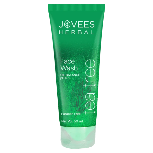 JOVEES HERBAL Jovees Herbal Tea Tree Oil Control Face Wash | For Oily & Acne Prone Skin | With Vitamin E & Tea Tree Oil