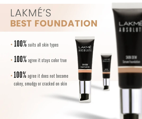 Lakme Absolute Dew Serum Foundation + Primer