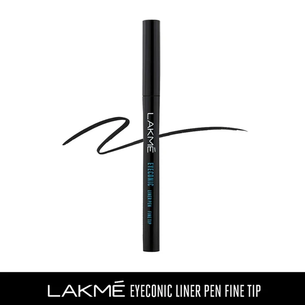 Lakme Eyeconic Eye Liner Pen Fine Tip, Water Resistant, Long Stay, 1 Ml