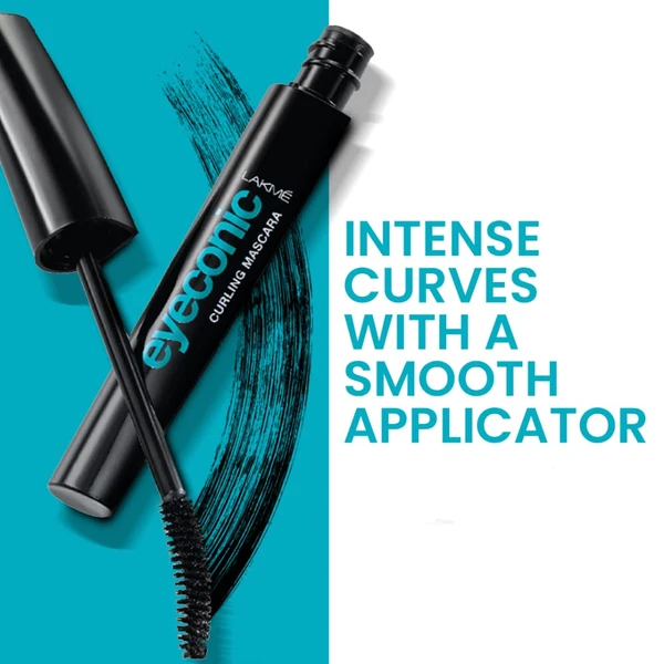 Lakme Eyeconic Lash Curling Mascara, Black, 9Ml