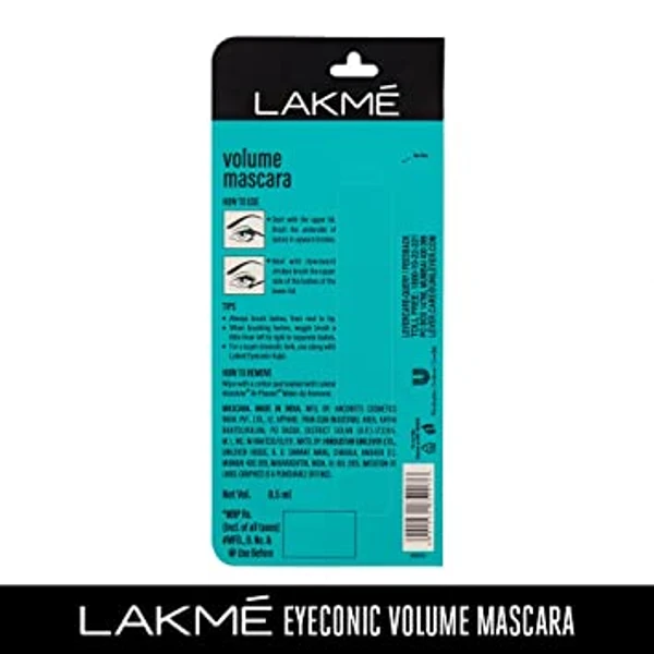 Lakme Eyeconic Volume Mascara - Deep Black